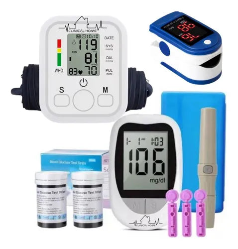 Tensiometro + glucometro y oximetro