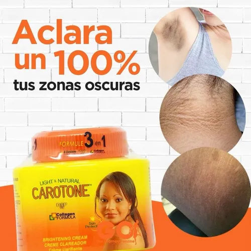Crema aclarante carotone 135 ML: Dile Adiós a las manchas oscuras