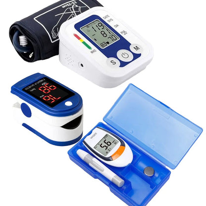 Tensiometro + glucometro y oximetro